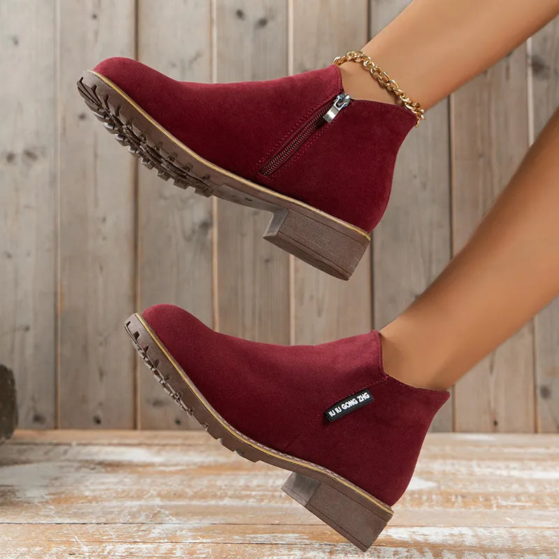 Margarete - Stiefeletten mit dicker Sohle