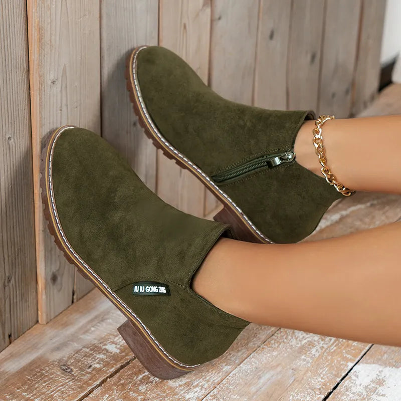 Margarete - Stiefeletten mit dicker Sohle