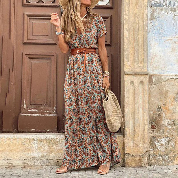 Abigail - Bohemian Paisley Kleid