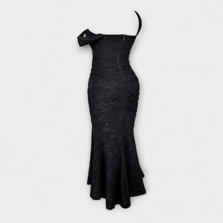 Renske - Langes Kleid mit Eleganten und Raffinierten Korsett